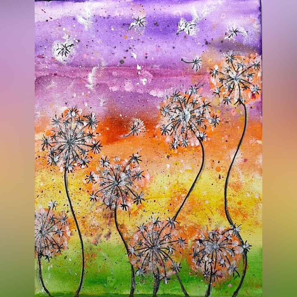 Handmade acrylic painting